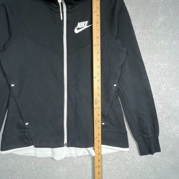 Nike Sportswear Tech Fleece Windrunner Black Hoodie Women’s Medium 930759-011 - Picture 6 of 11